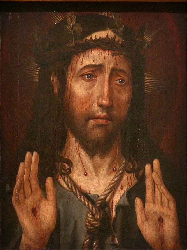 Cristo coroado de espinhos, detail