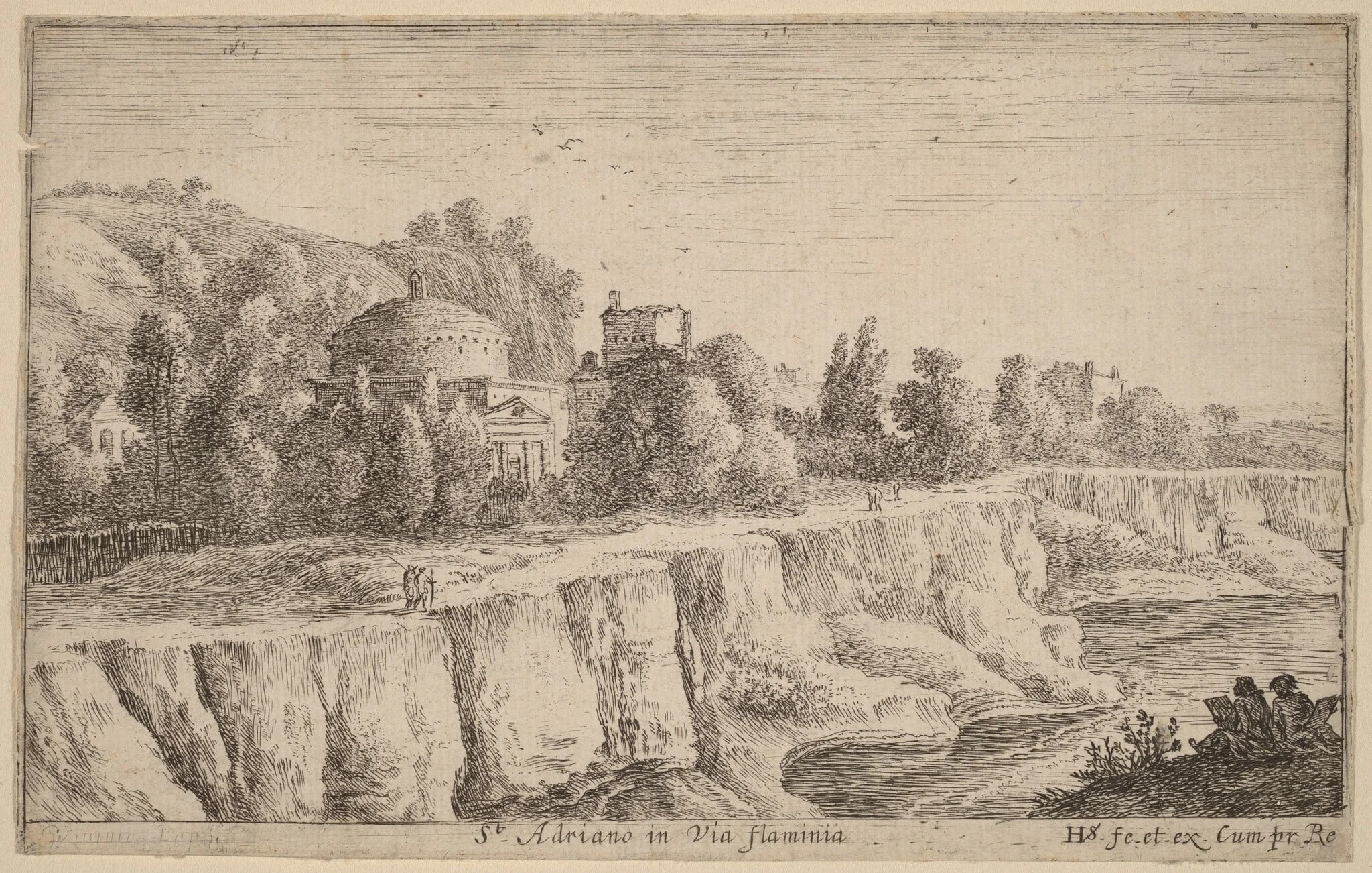 Church of San Adrian on the Via Flaminia, detail