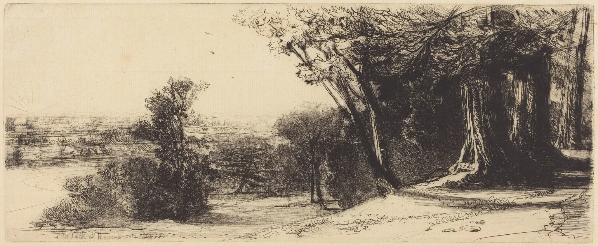 Early Morning - Richmond, detail