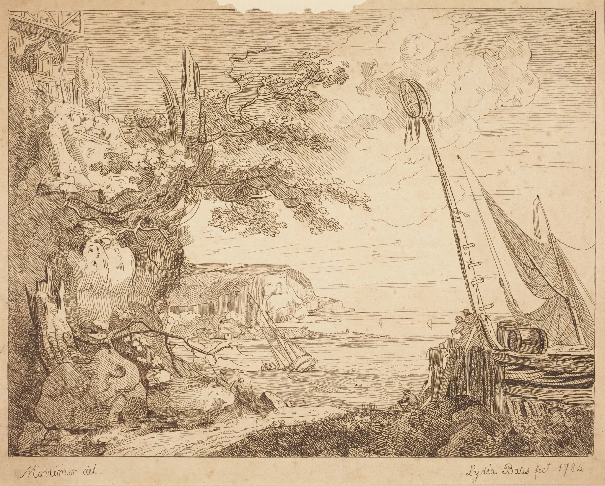Coast Scene, detail
