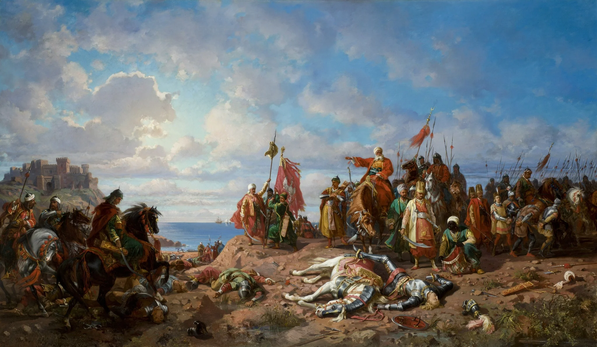 Death of Władysław Jagiellon near Varna, detail