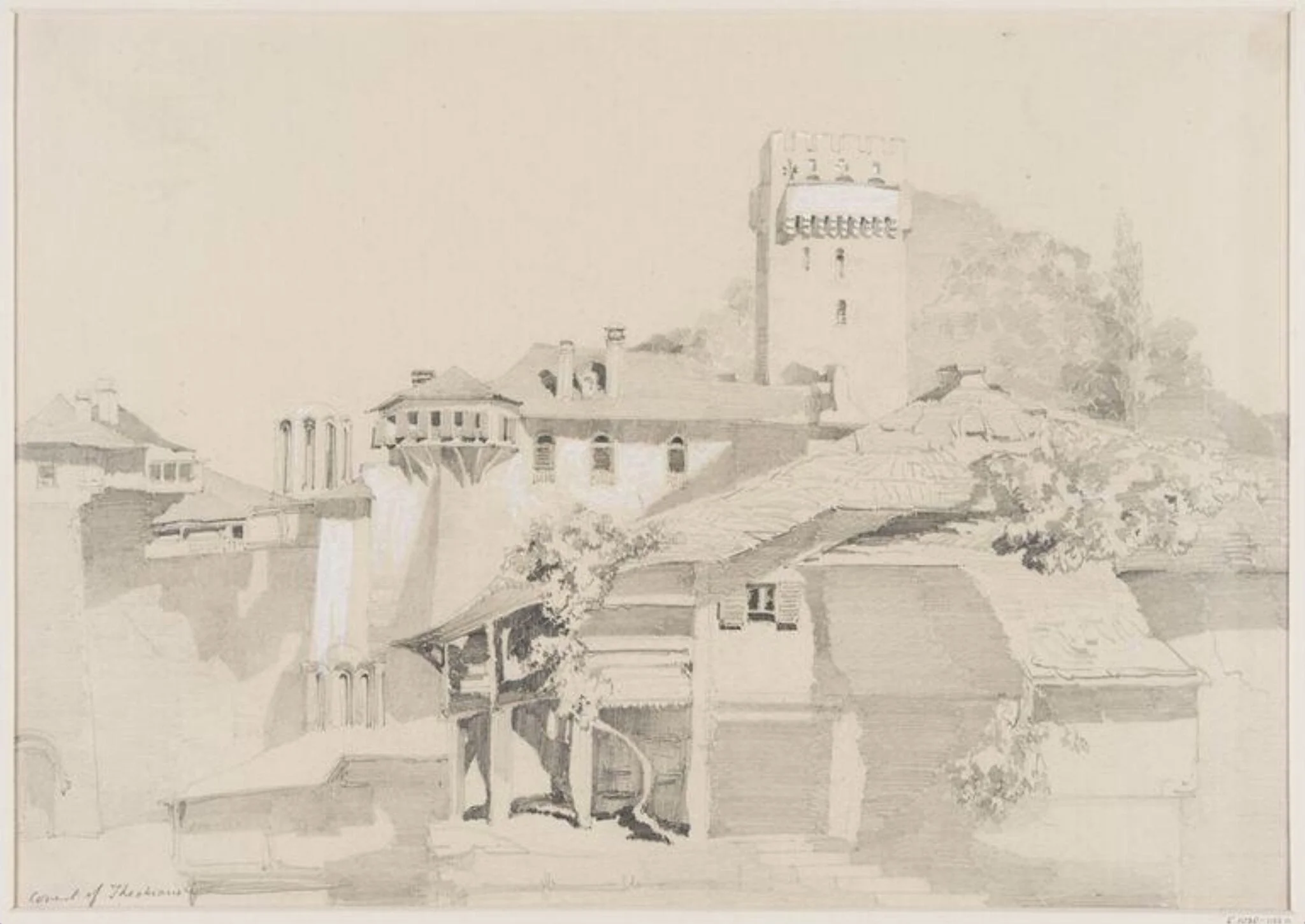 Convent of Theokiario [Dochiarion], detail