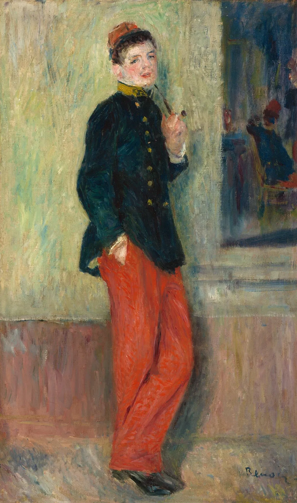 The Young Soldier, by Auguste Renoir, oil, 1880