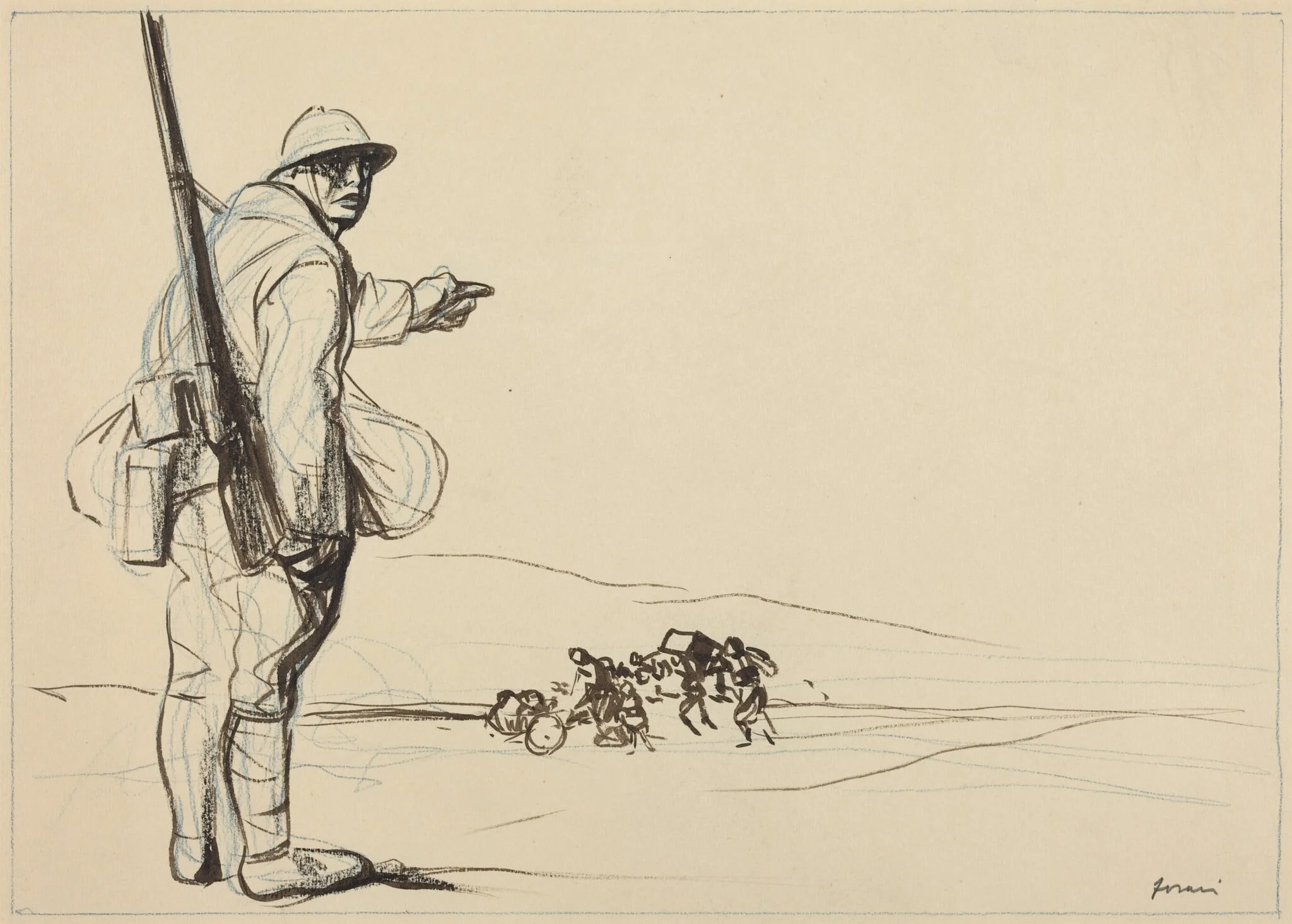 German Advance, detail