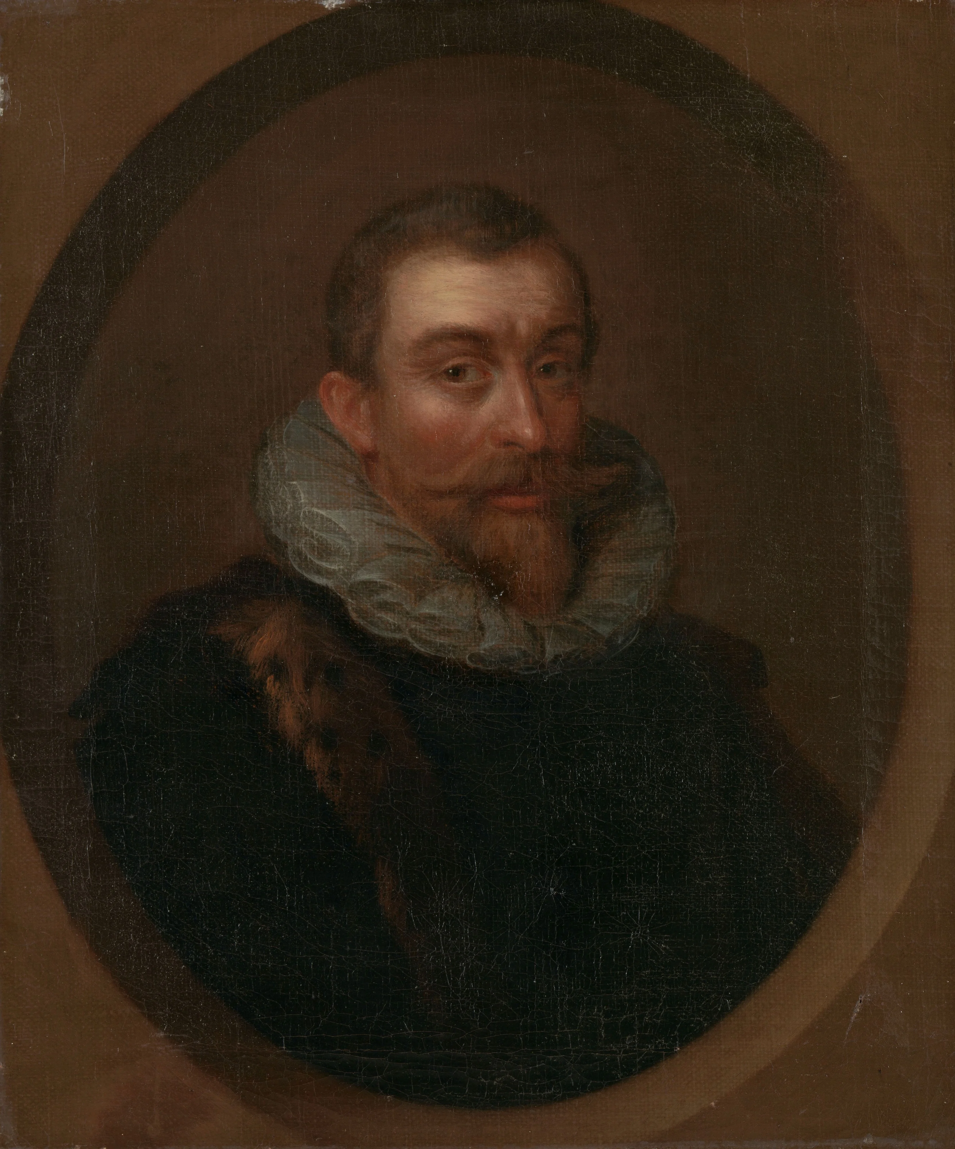 Portrait of Aernout van Citters, Lord of Gapinge, detail