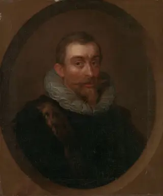 Portrait of Aernout van Citters, Lord of Gapinge, by Philip van Dijk, oil, 1750