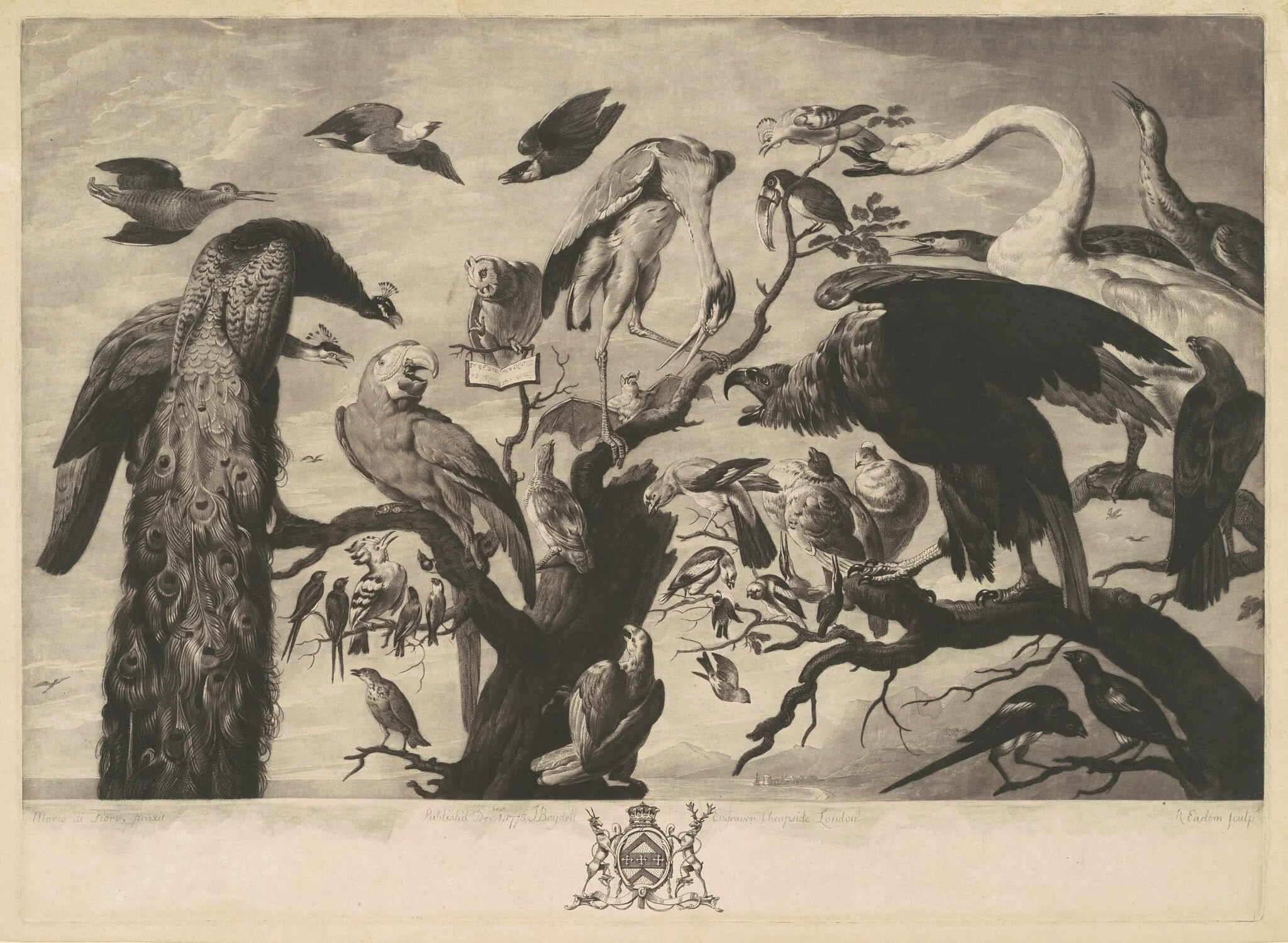 A Concert of Birds, detail