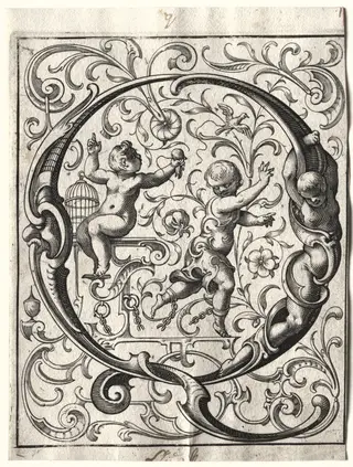 New ABC Booklet:  Q, by Lucas Kilian, 1627