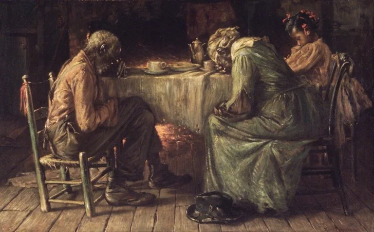 The Blessing, detail