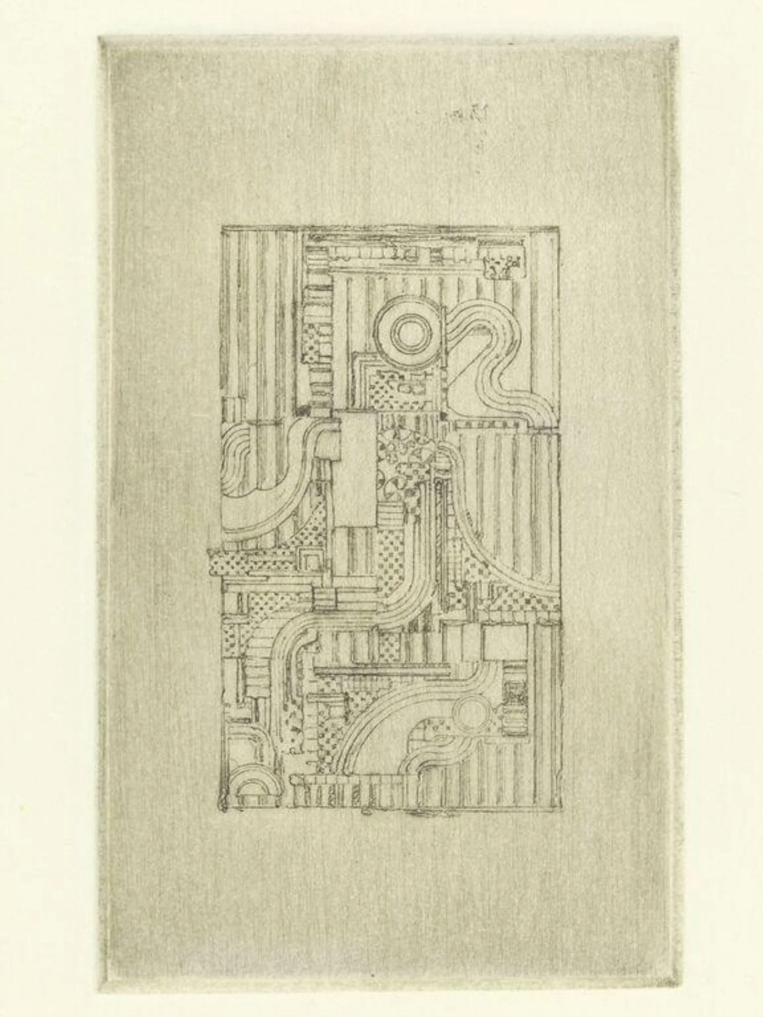 Printing proof Paolozzi 1977, detail