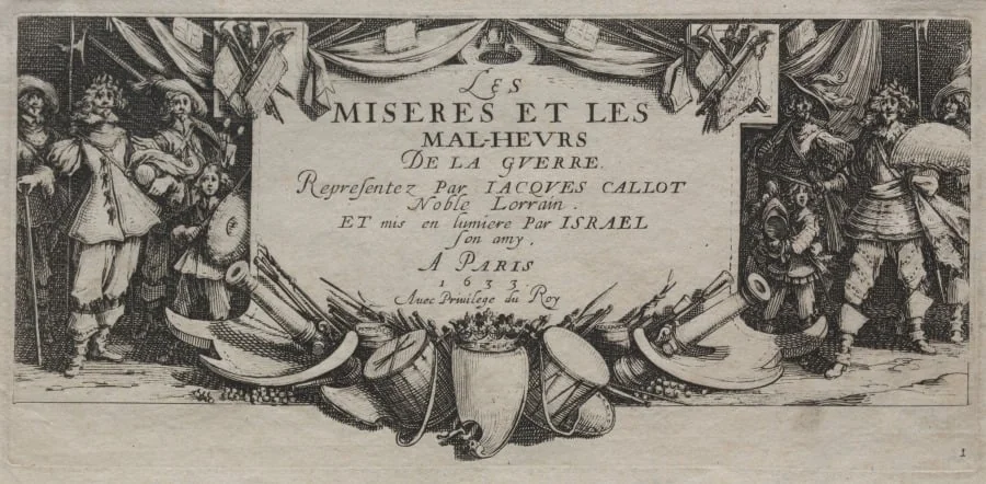 The Large Miseries of War, detail