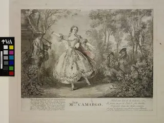 Mlle Camargo, by Nicolas Lancret