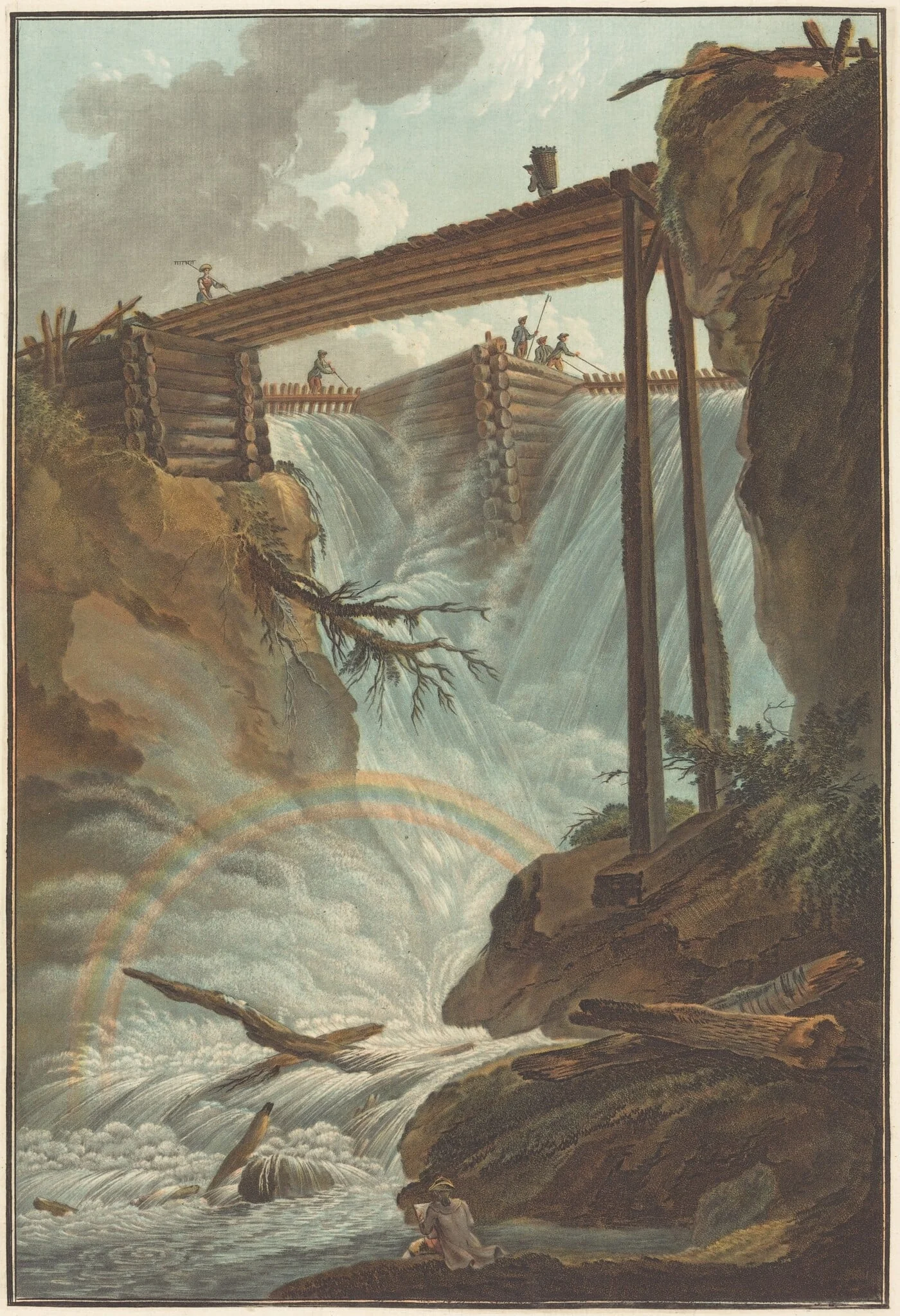 Chute de la Tritt dans la vallée de Muhlethal, detail