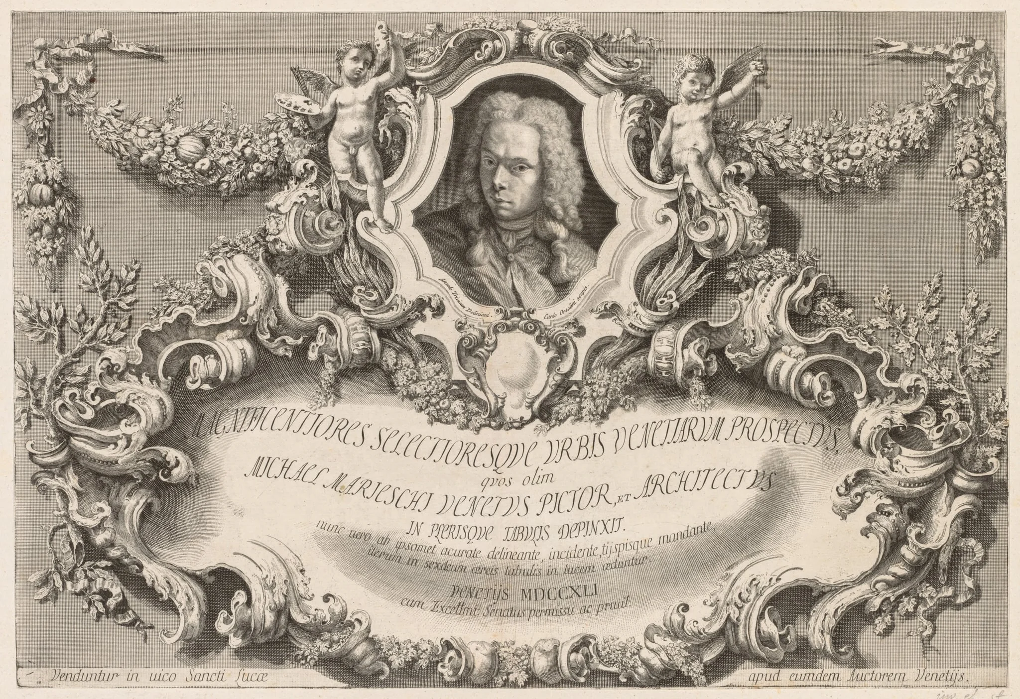 Views of Venice: Frontispiece - Title Page, detail