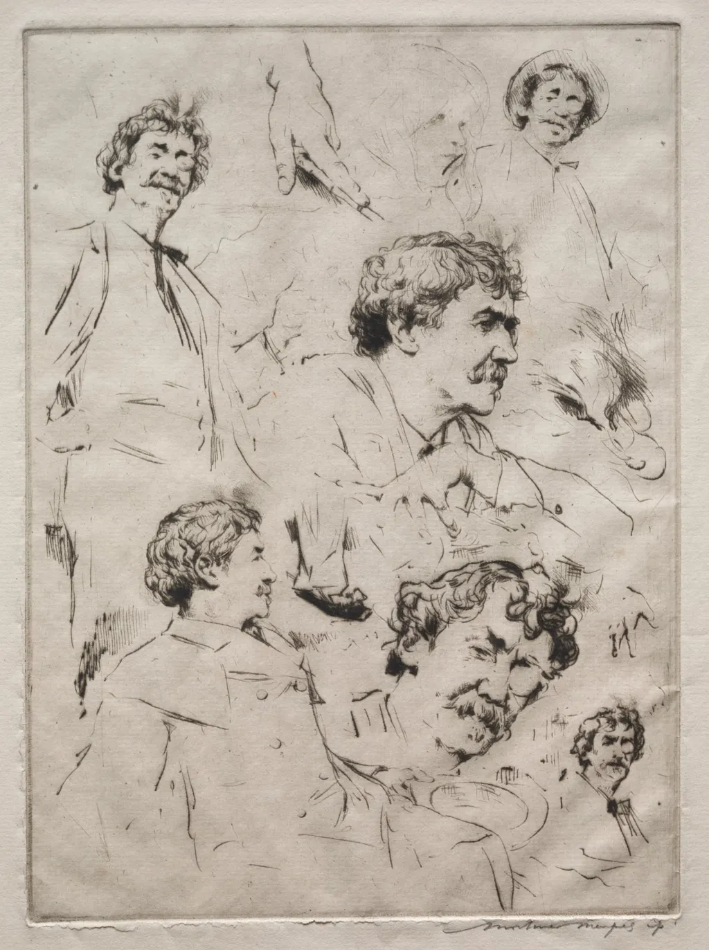 Six Faces of Whistler, by Mortimer Menpes, 1902