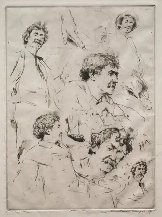 Six Faces of Whistler, by Mortimer Menpes, 1902
