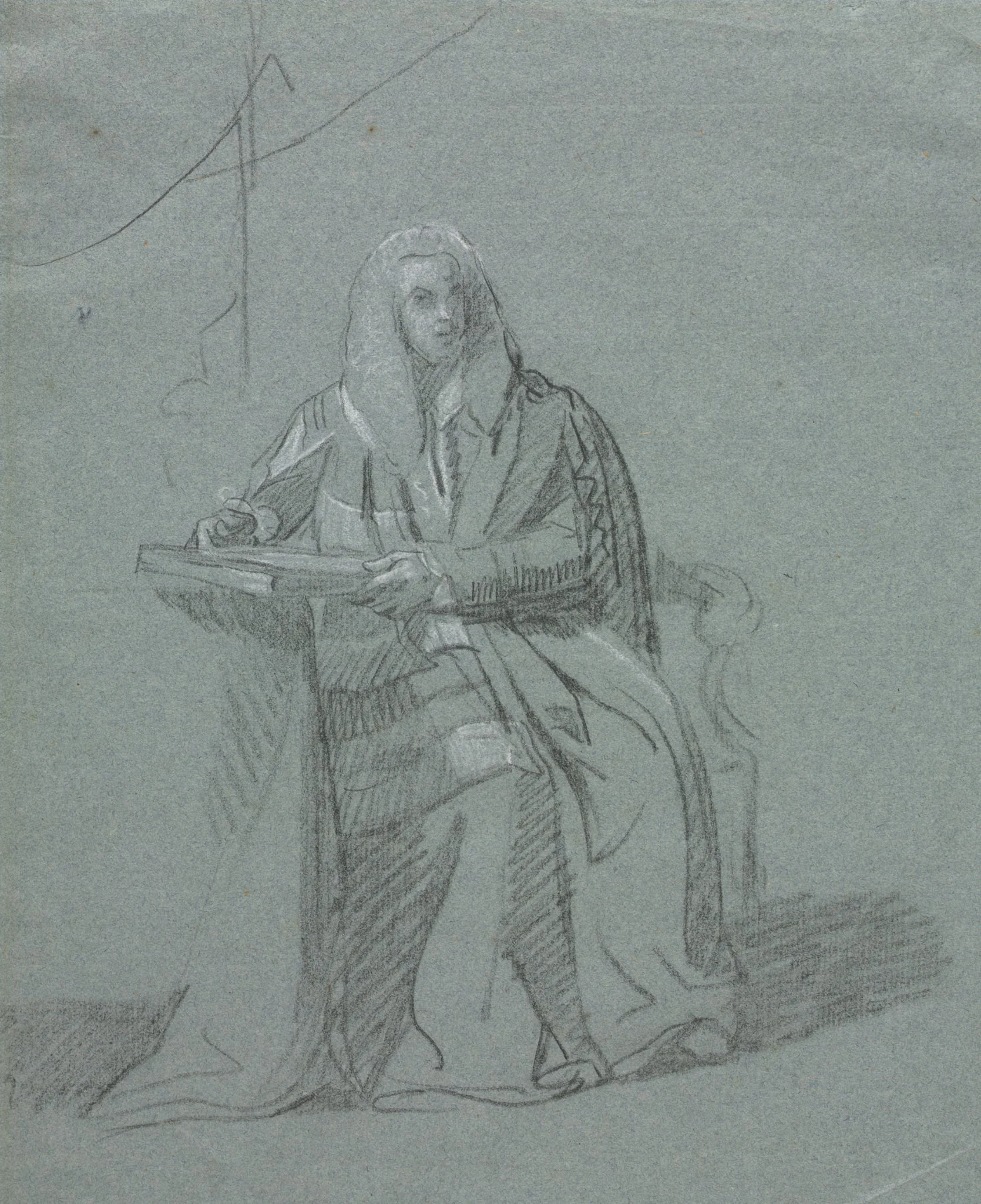 Portrait of William Murray, Earl of Mansfield (1705-1793), detail