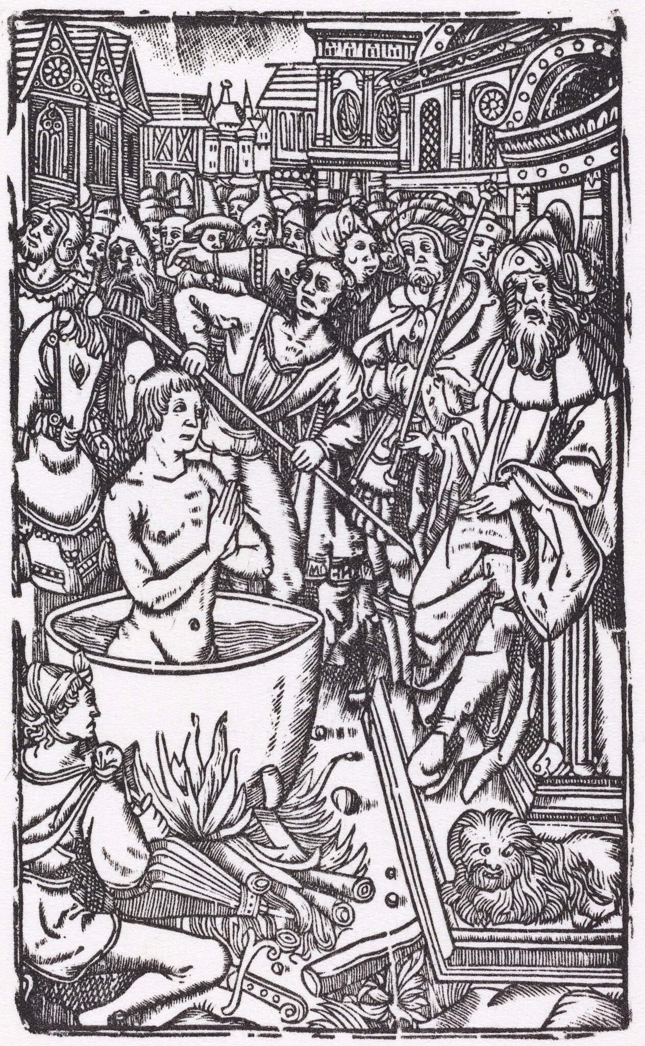 The Martyrdom of a Saint, detail