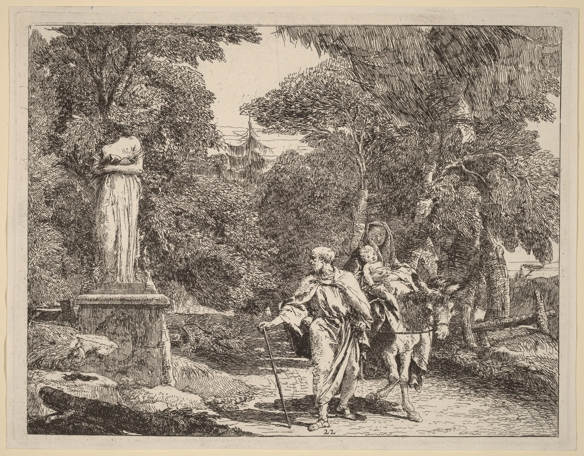 The Episode of the Falling Idol, detail