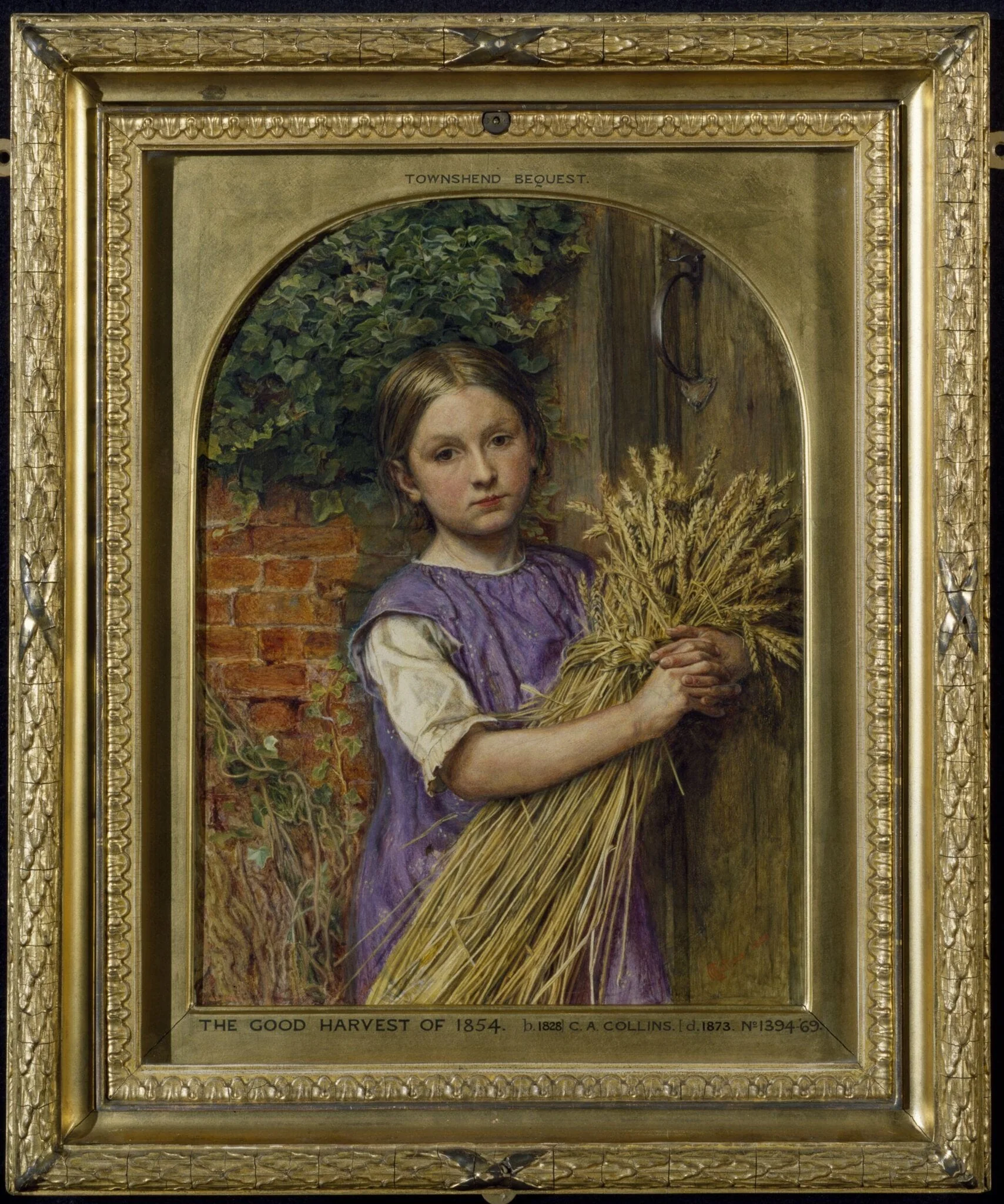 The Good Harvest of 1854, detail