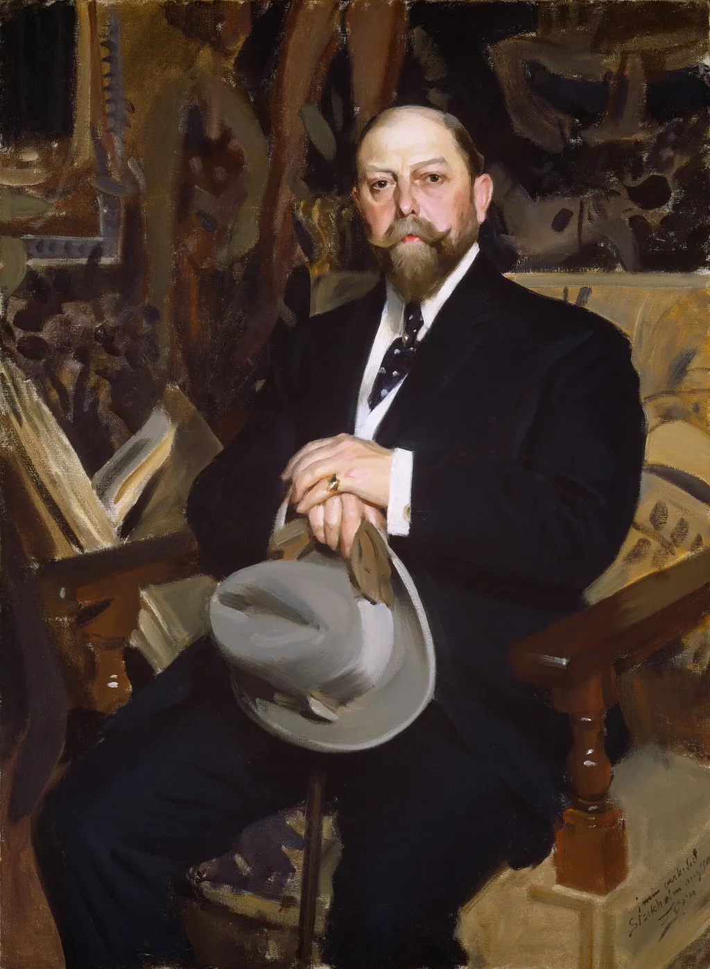 Hugo Reisinger, by Anders Zorn, oil, 1907