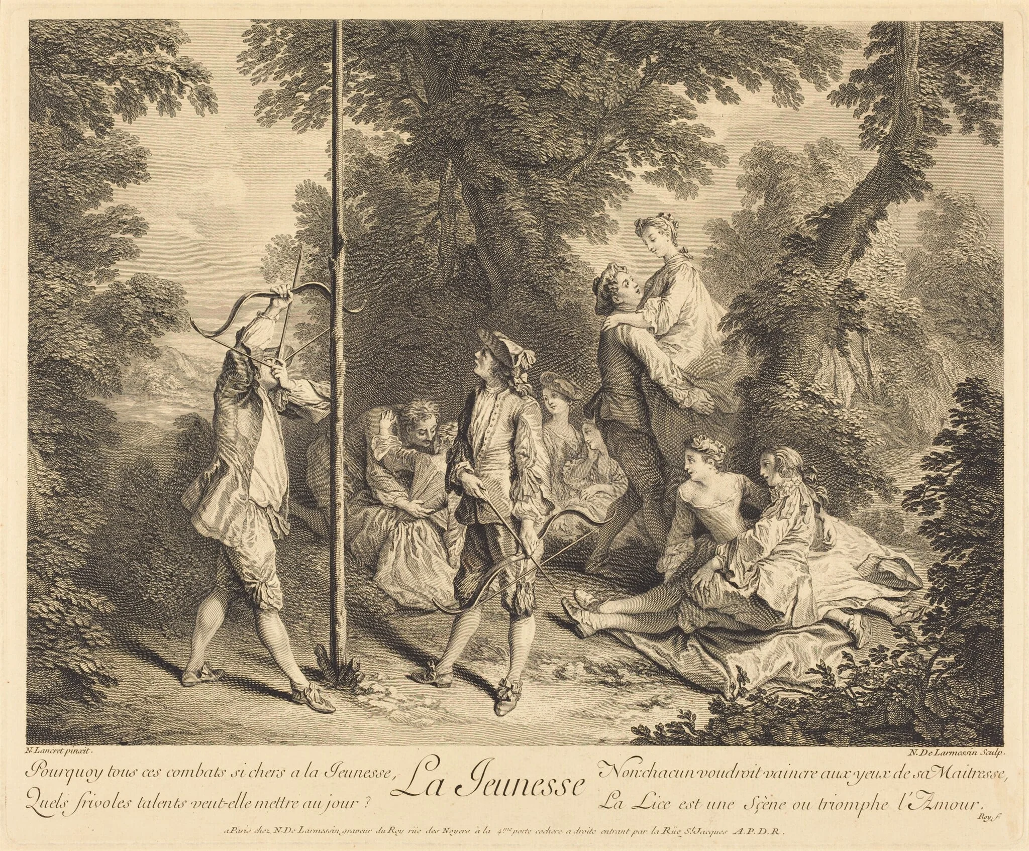 La jeunesse, detail
