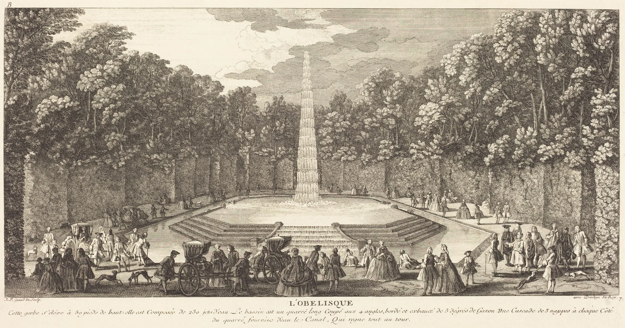 L'Obelisque, detail