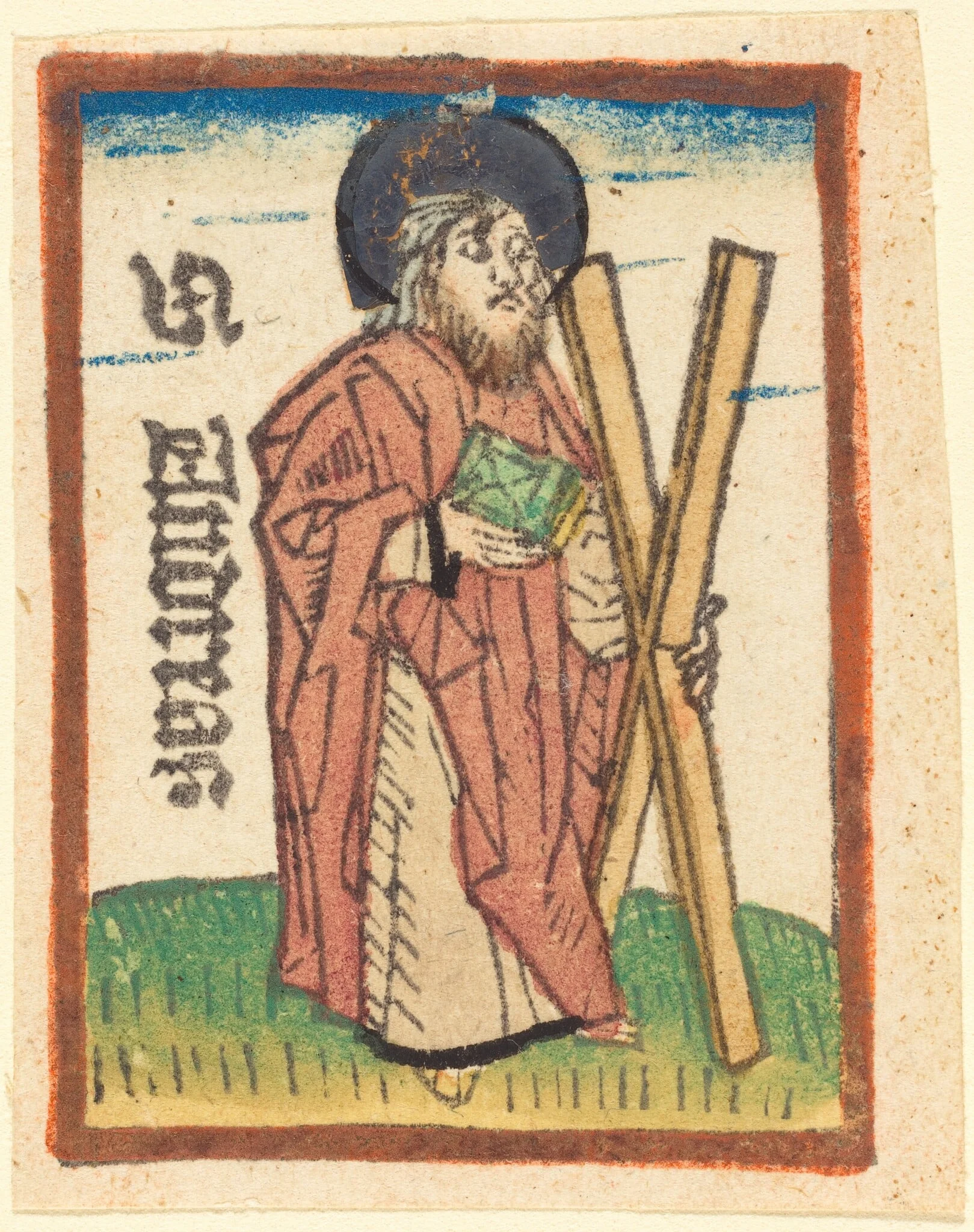 Saint Andrew, detail