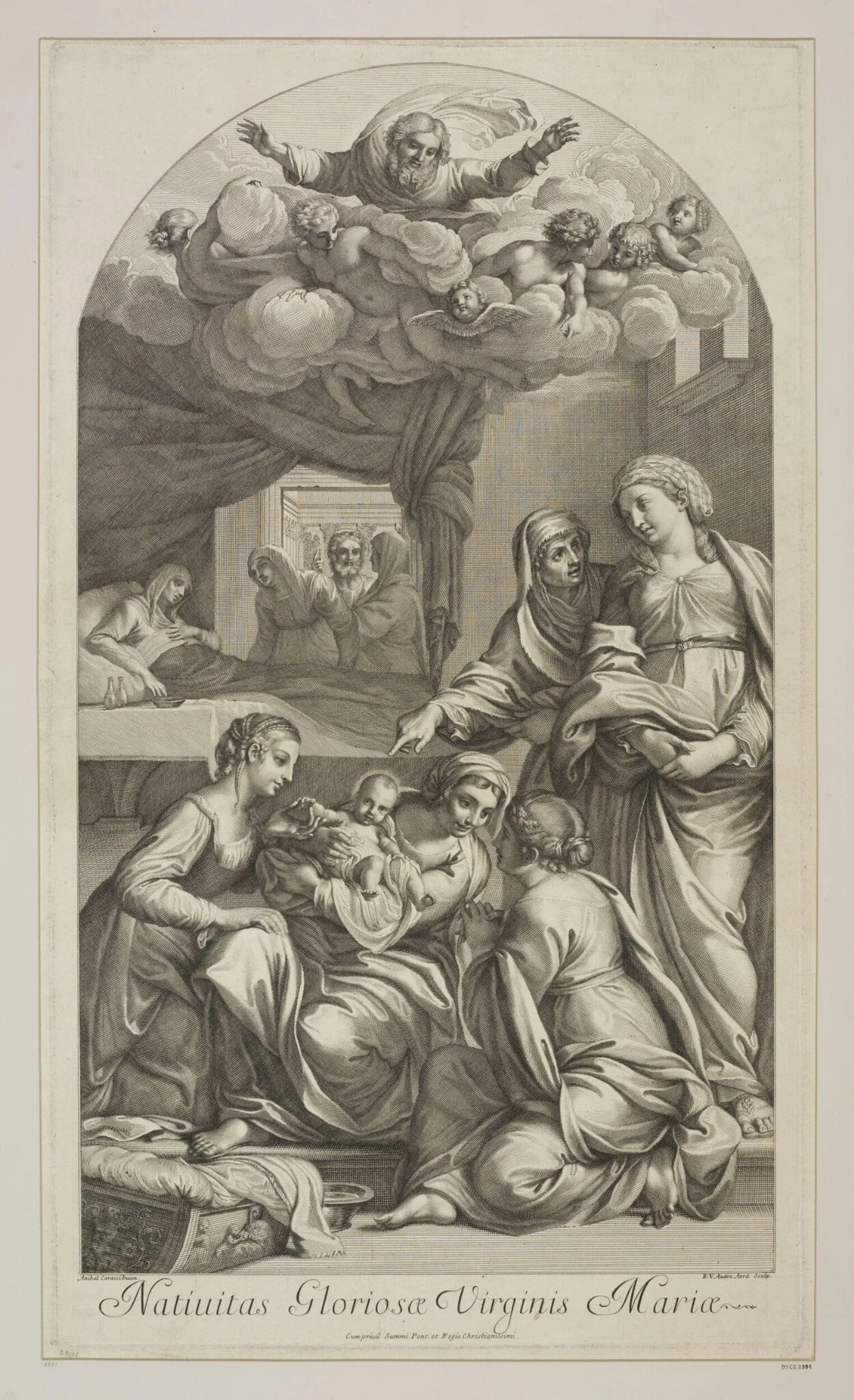 Birth of the Virgin, detail