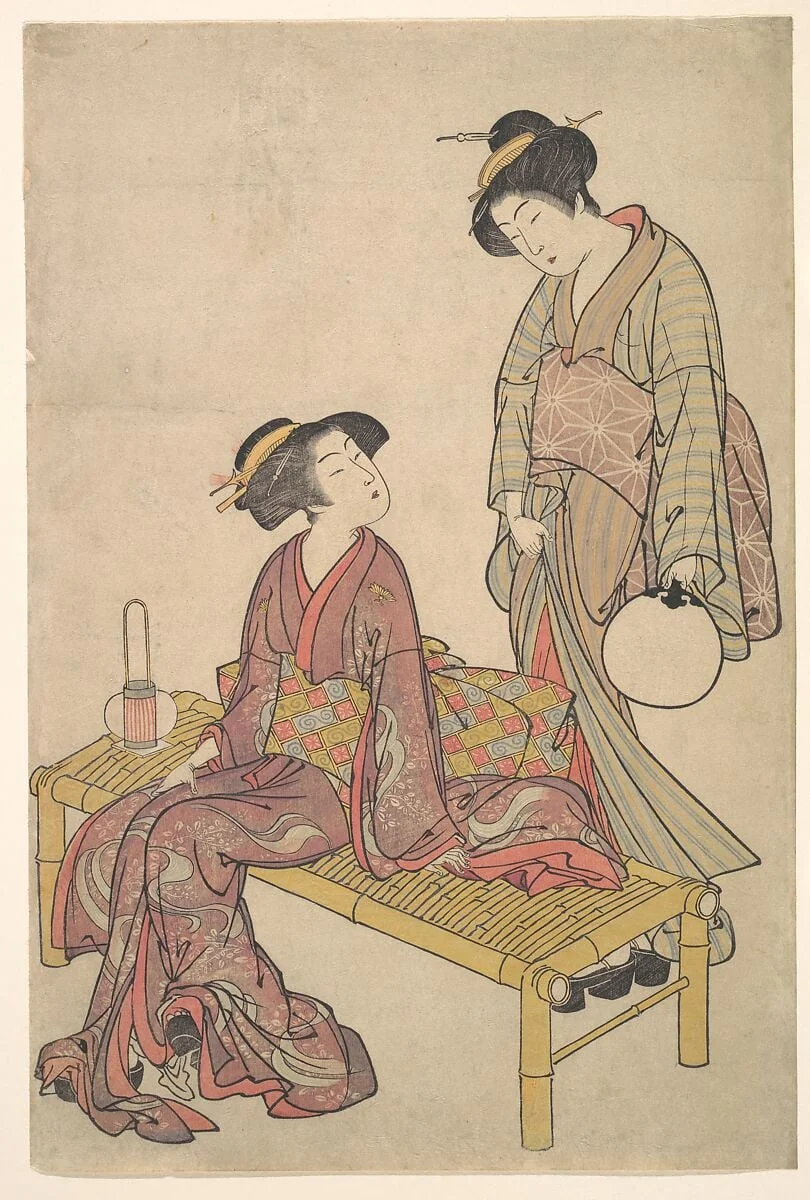 Tesage andon|The Hand Lantern, detail