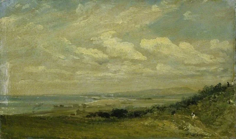 Shoreham Bay, near Brighton (1824), detail
