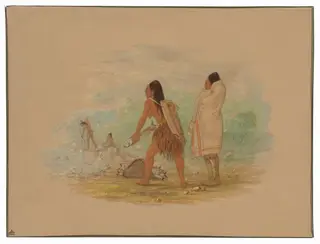 Flathead Indians, by George Catlin, oil, 1861