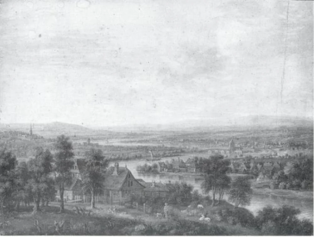 Landscape with the River Main, detail