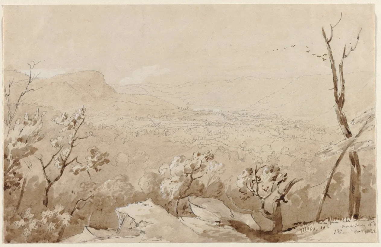 A View from Bald Mountain, Orange County, N.Y., detail