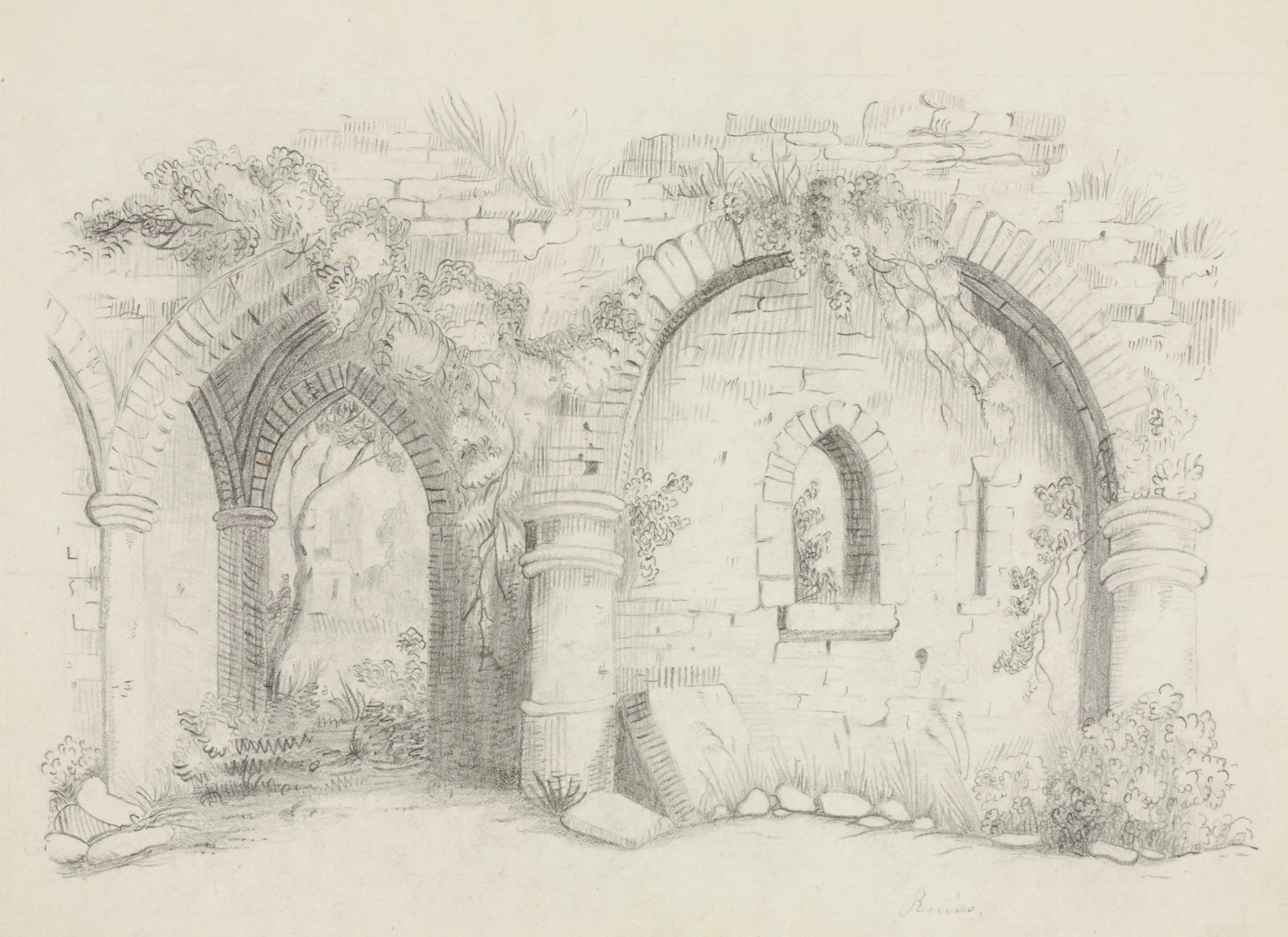 Ruins, detail
