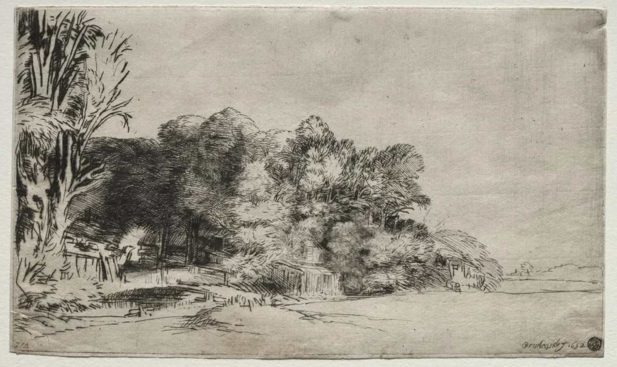 Clump of Trees with a Vista, detail