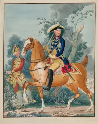 William V of Orange, by Isaac Lodewijk de la Fargue van Nieuwland, watercolor, 1778