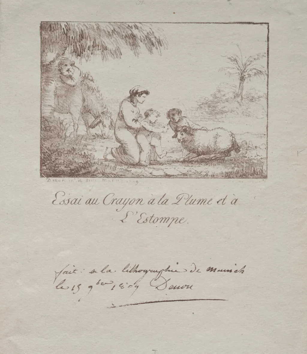 Holy Family on the Flight into Egypt, by Dominique Vivant Denon, 1809