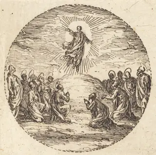 The Ascension, by Jacques Callot, ink, 1631