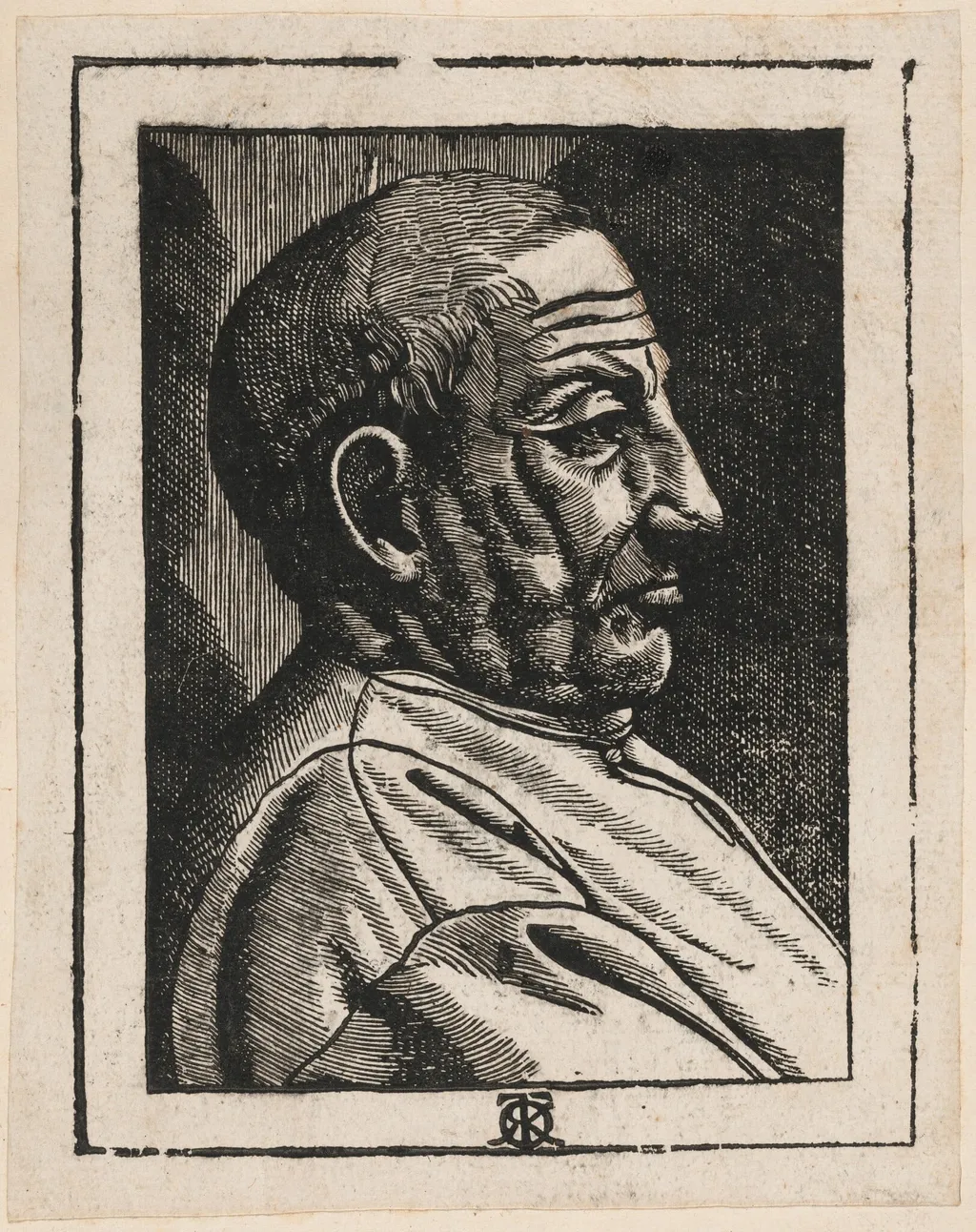Torello Saraina, by Giovanni Francesco Caroto, ink, 1540