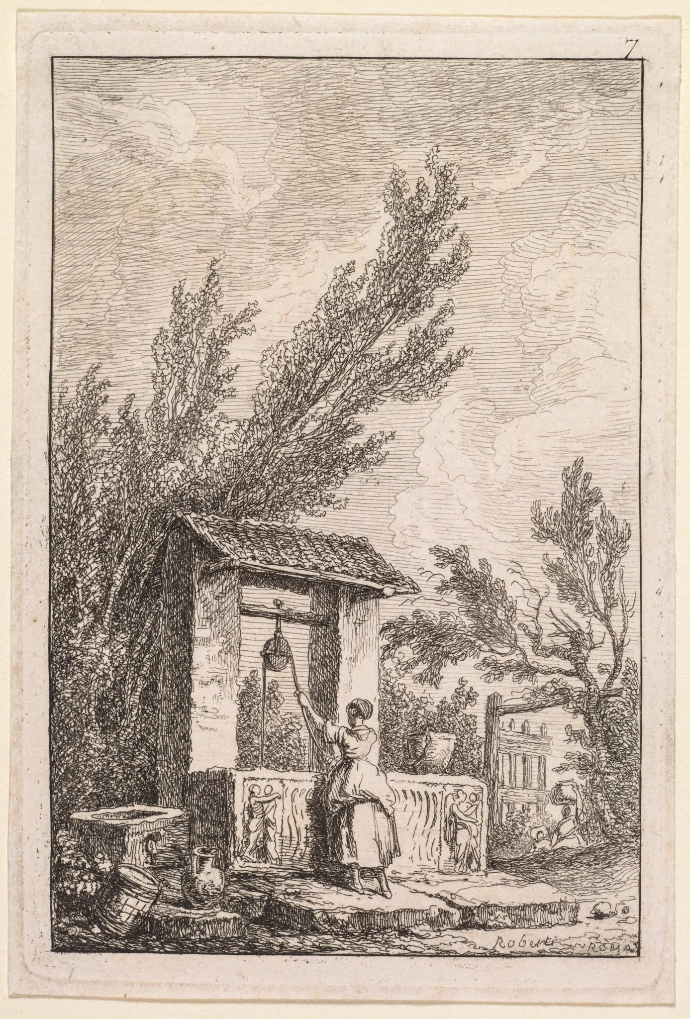 Le Puits, detail