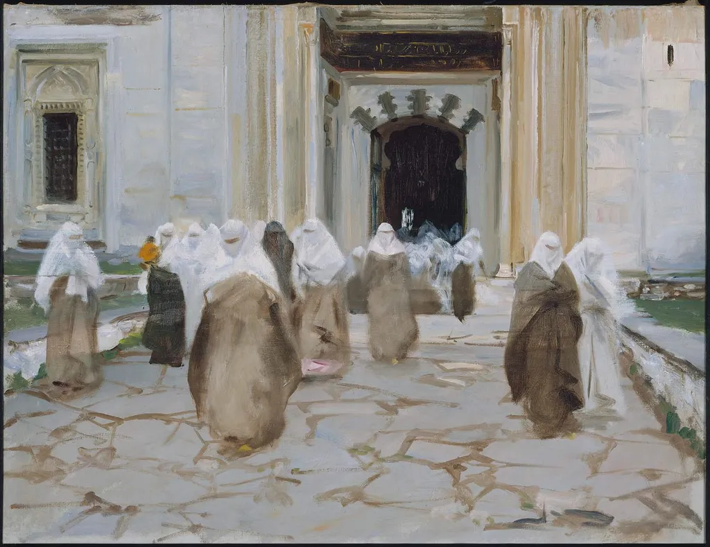 Door of a Mosque, by John Singer Sargent, oil, 1896