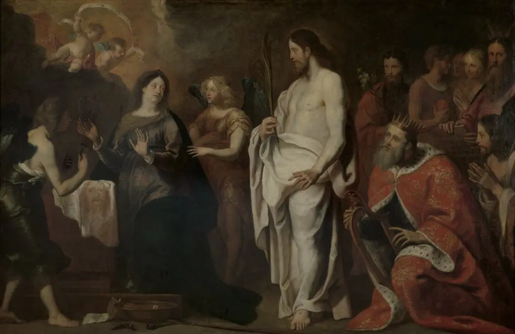 Christ Returning from Purgatory, by Gerard Seghers, oil, 1631