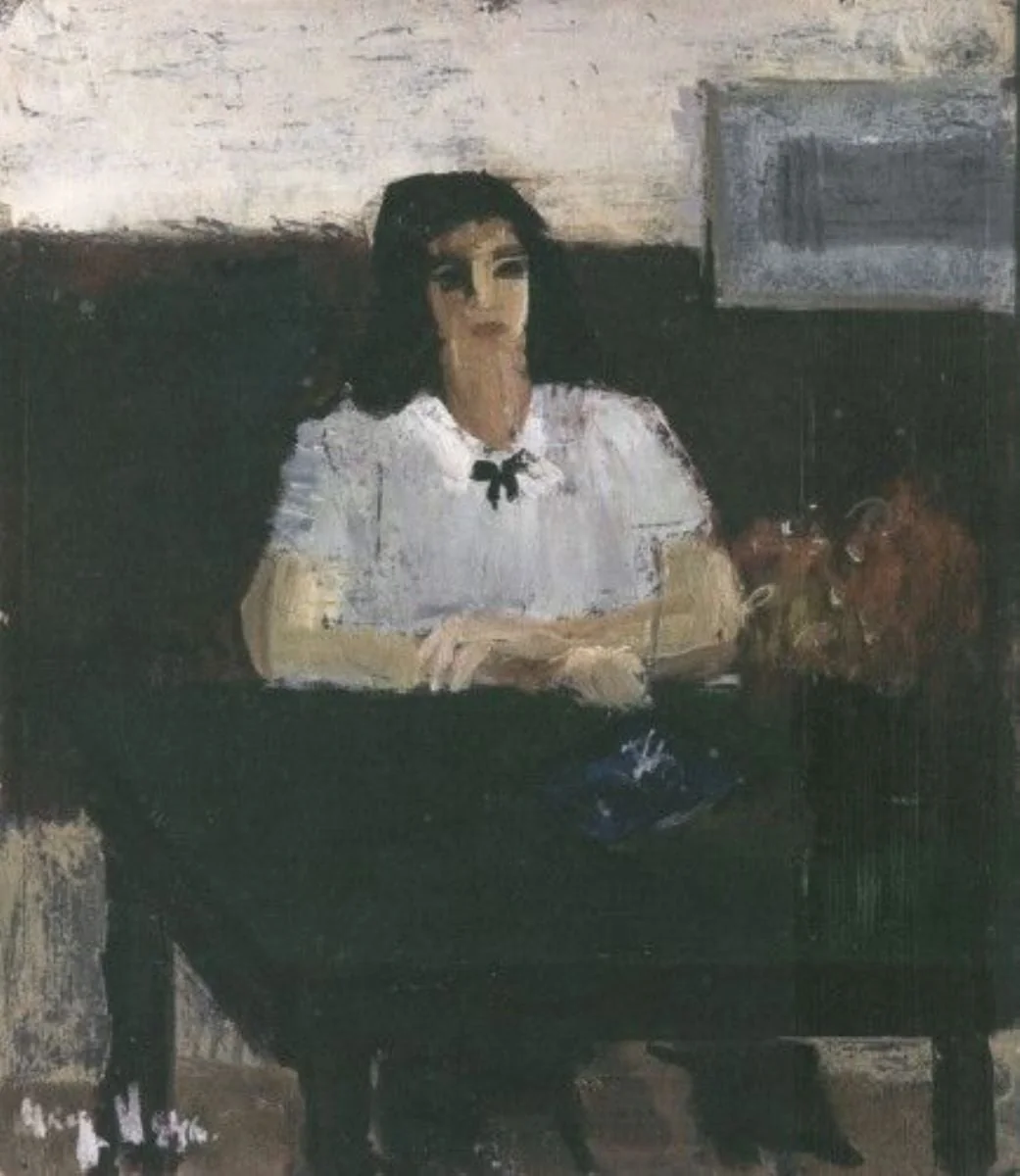 Portret de femeie, detail