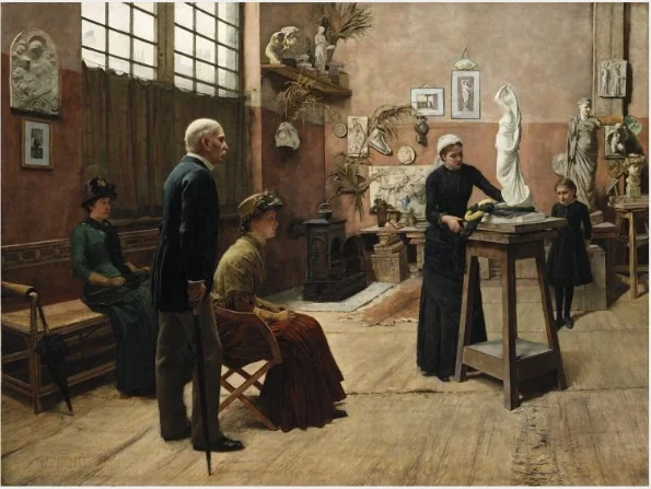 His Last Work, detail