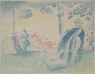 In the Park, by Henri Edmond Cross, 1894