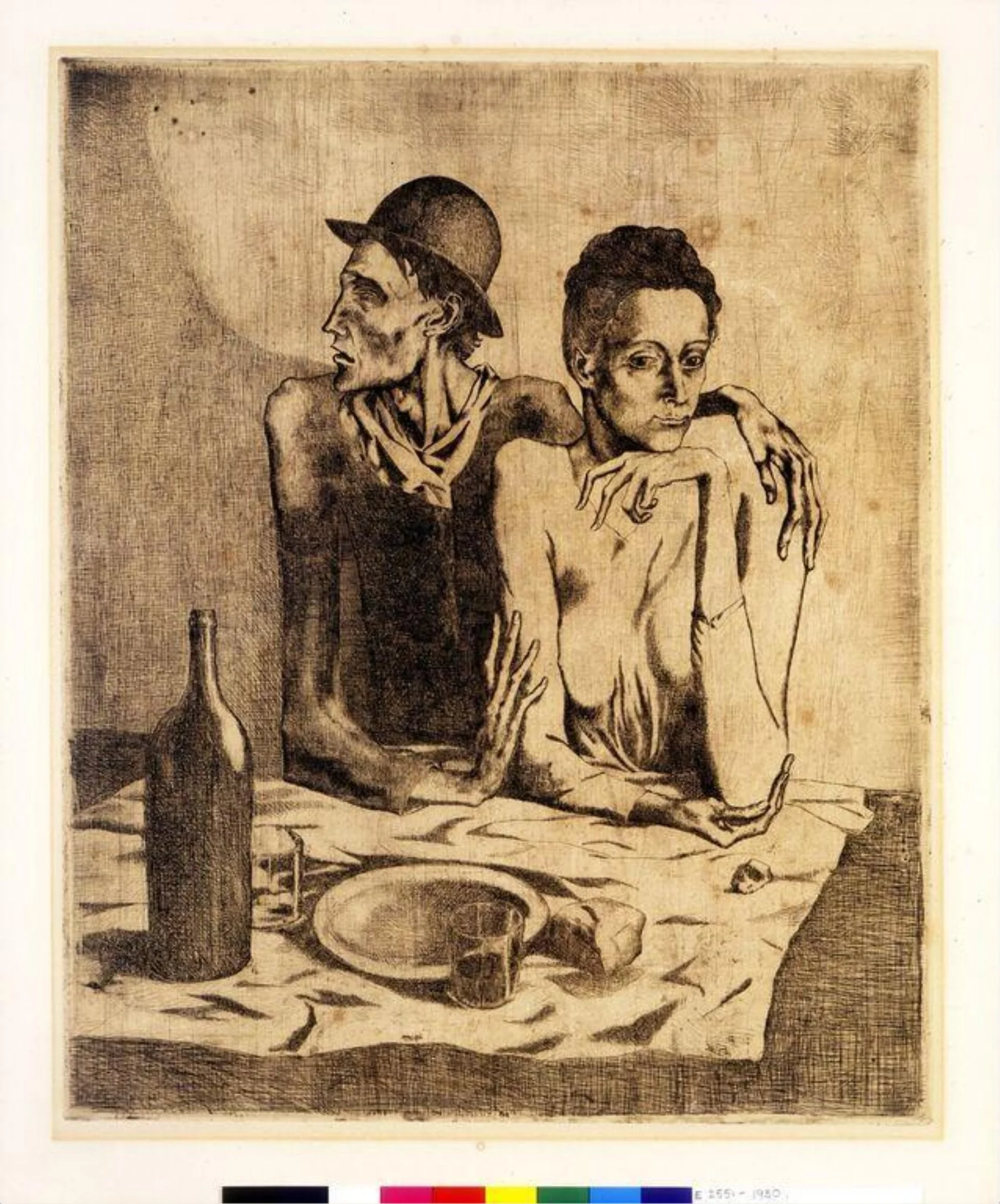 Le Repas Frugal, detail