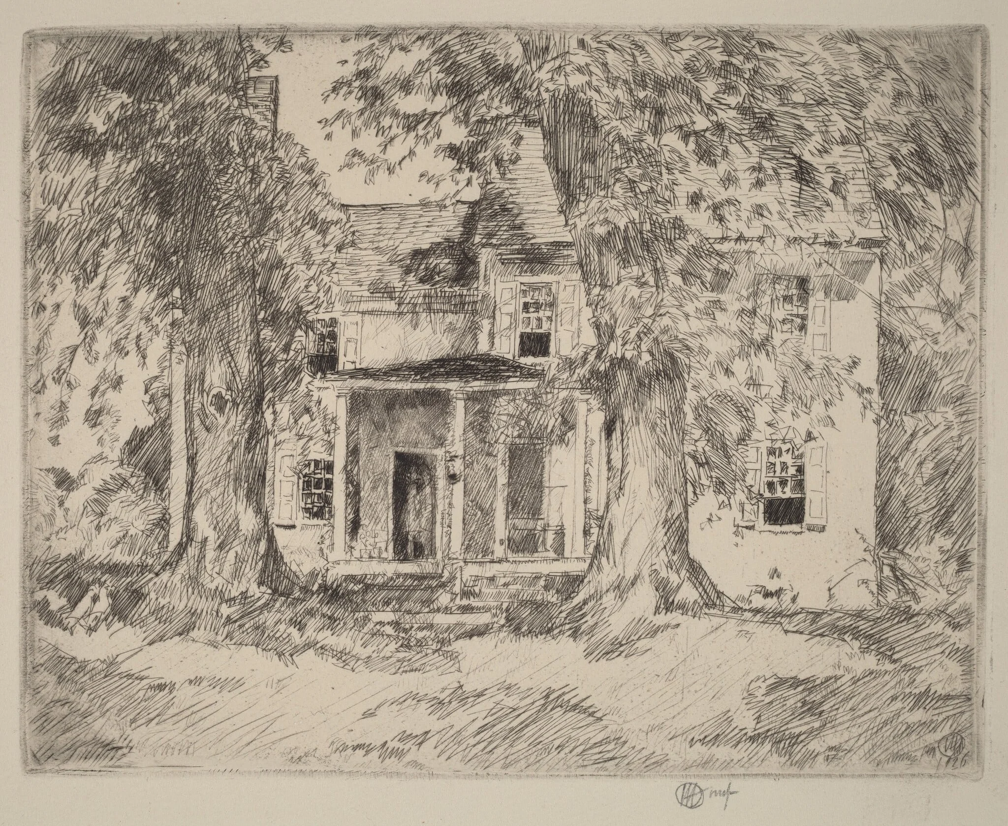 Washington's Headquarters near Valley Forge, detail
