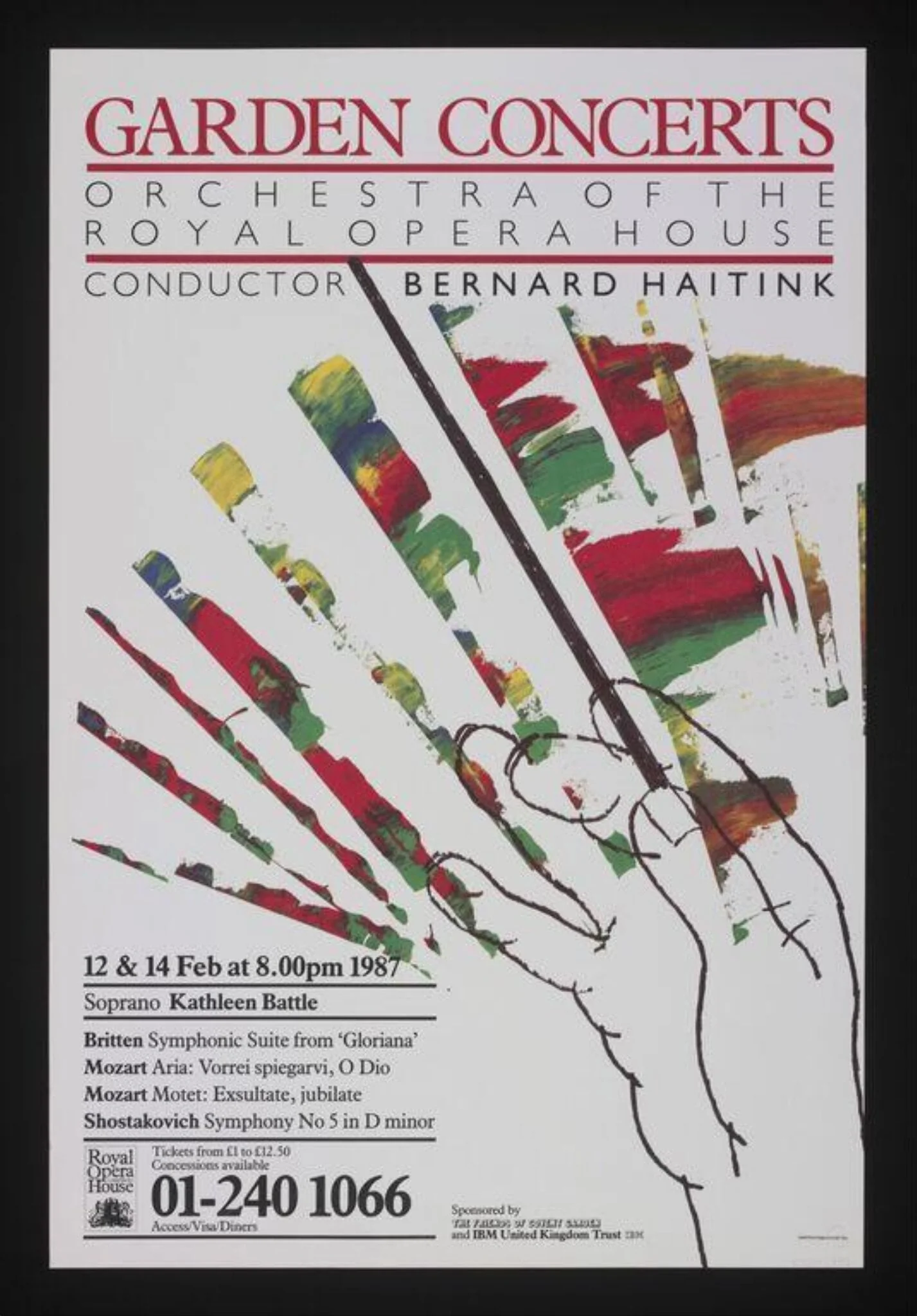 Covent garden poster, detail