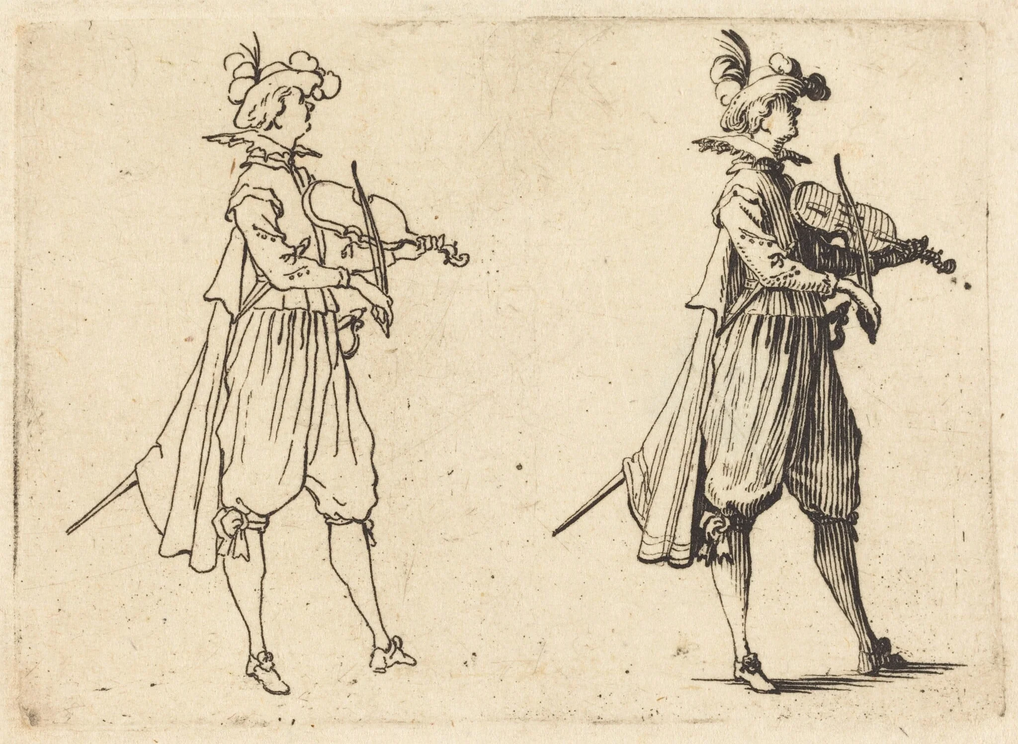 Violinist, detail